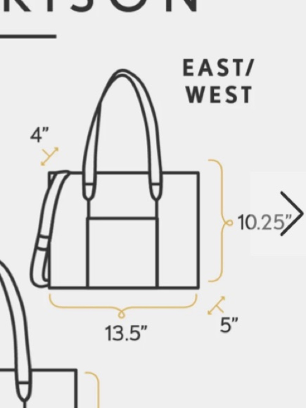 Portland leather goods East-West Lola Zipper Tote Seaglass - Picture 2 of 9